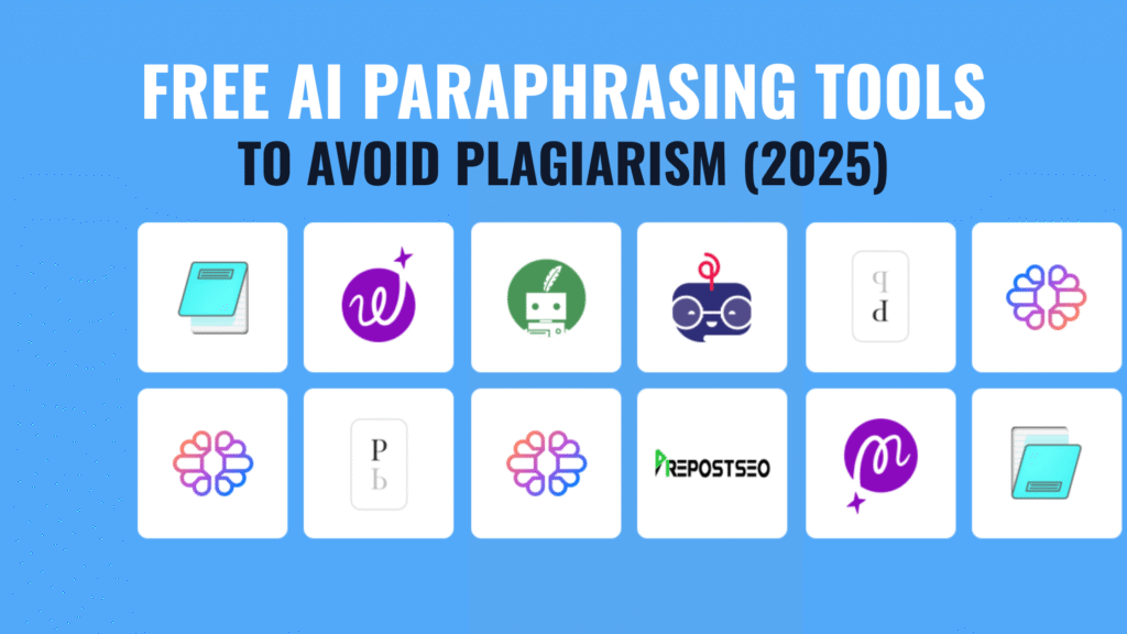 Free AI Paraphrasing Tools to Avoid Plagiarism (2025)